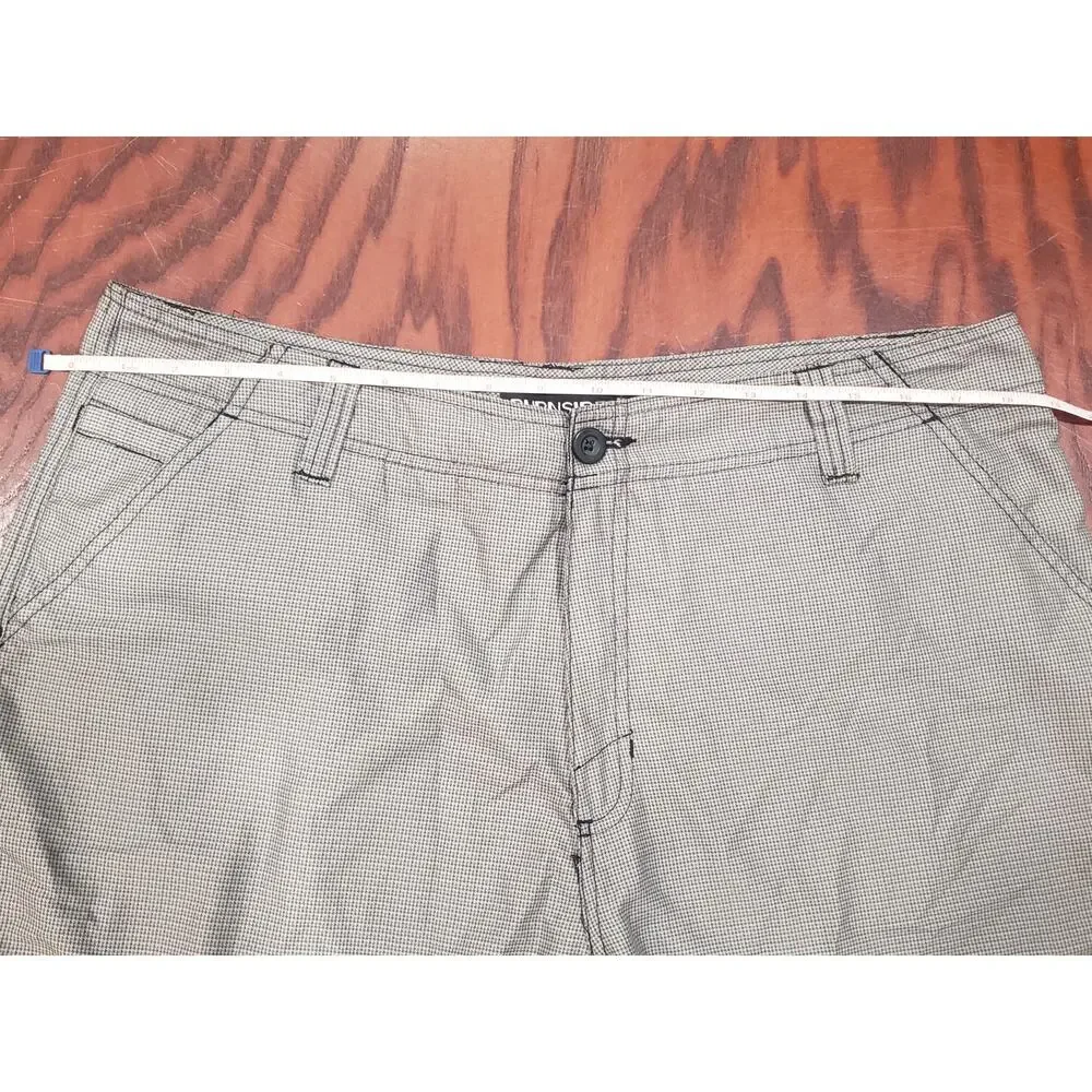 Burnside Gray Cargo Light Weight Shorts | Size 36